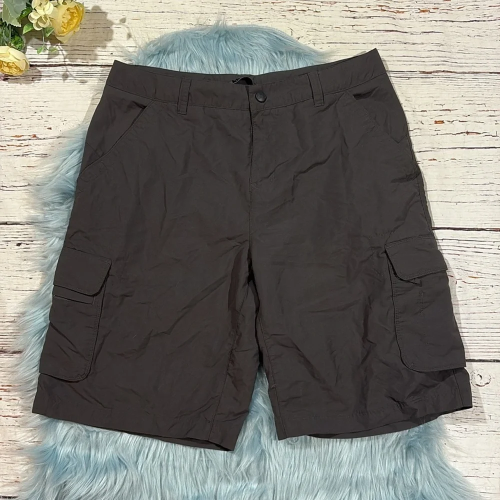 REI Sahara Shorts Gray Cargo Hiking Outdoor Women's 10